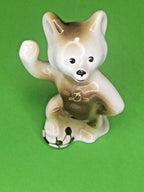 Misha bear Dynamo Sports Society porcelain figure