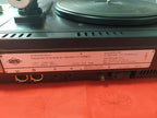 Factory label with 154 ruble price tag on Soviet hi-fi turntable – detail 10