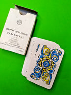 Souvenir playing cards by St. Petersburg Color Printing Plant, box detail – detail 10