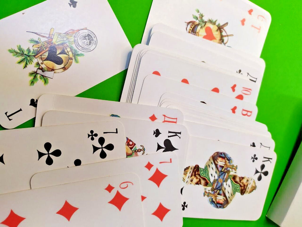 Hunting playing cards with illustrated aces, trophies, birds and animals – detail 8
