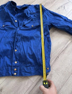 Royal blue VMF sailor work jacket with two chest pockets