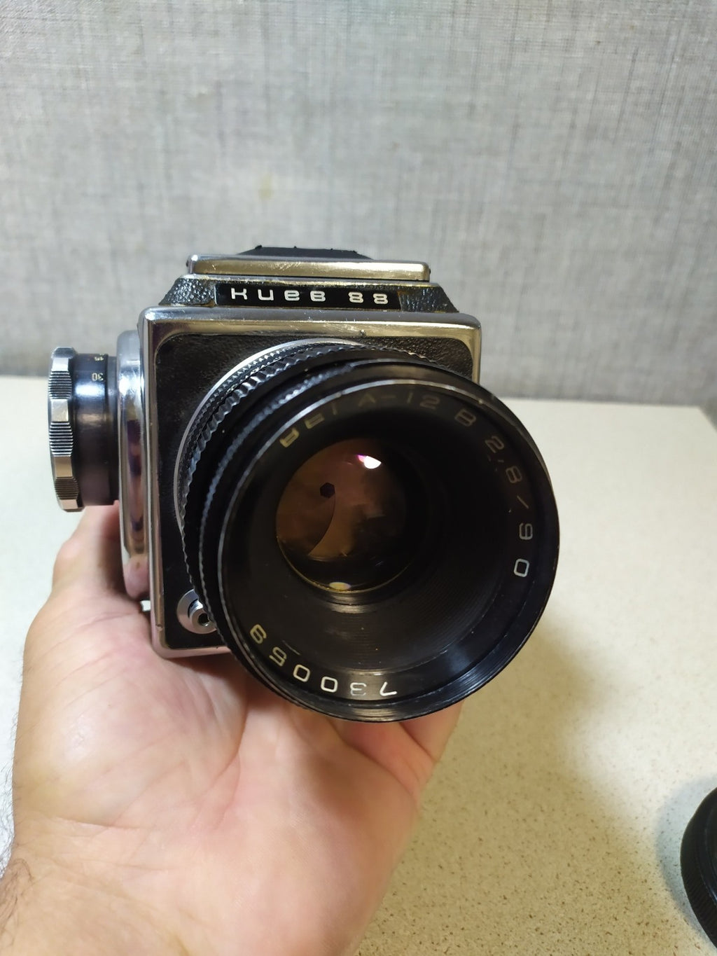 KIEV 88 TTL Medium Format Camera Body + VEGA-12B 90mm f2.8 Lens USSR