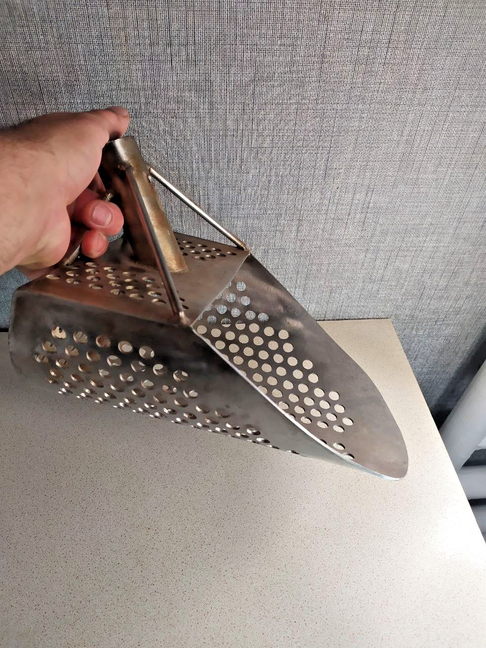 Heavy Duty Stainless Steel Beach Sand Scoop Metal Detecting Treasure Hunting Too