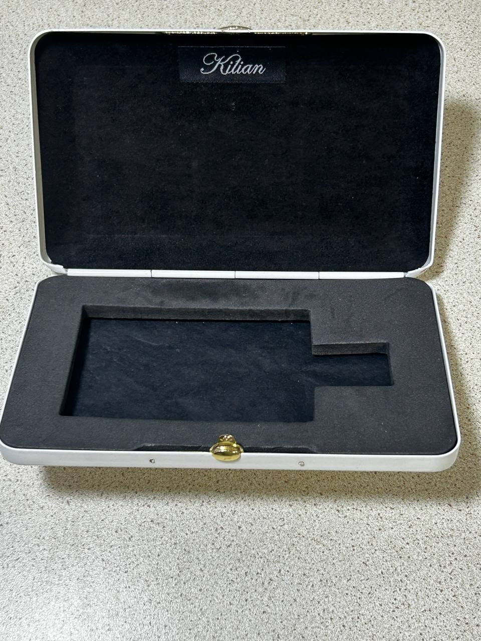 Authentic KILIAN Paris White Lacquer Clutch Case Gold Snake – Good Girl Gone Bad