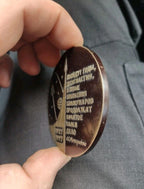 USSR Space Memorabilia Communar Kharkiv 70th Anniversary Bronze Medal 1927-1997
