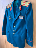Green Soviet officer trousers from a colonel's uniform