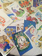 Soviet postcards lot with Father Frost and Snow Maiden New Year designs – detail 11