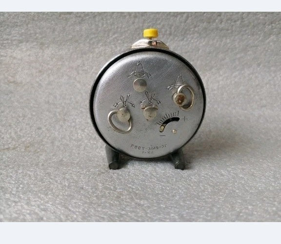Rare Soviet Travel Alarm Clock SLAVA 11 Jewels Mechanical USSR Vintage Working