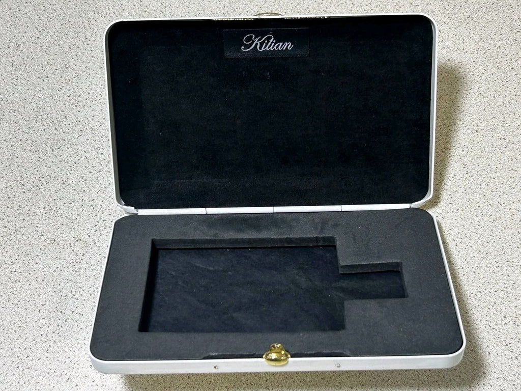Authentic KILIAN Paris White Lacquer Clutch Case Gold Snake – Good Girl Gone Bad