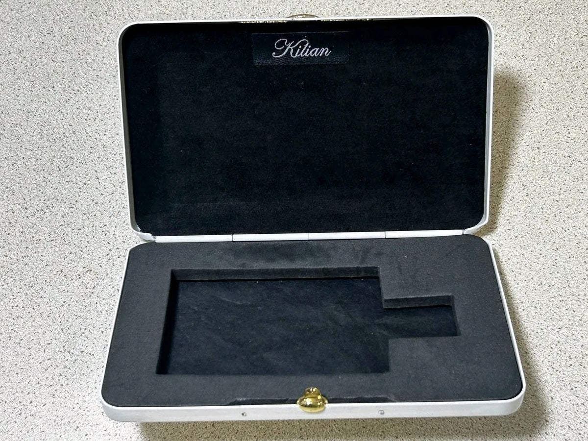 Authentic KILIAN Paris White Lacquer Clutch Case Gold Snake – Good Girl Gone Bad