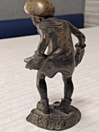 Soviet price mark Ts 1r 45k on base of bronze goalkeeper sculpture – detail 5