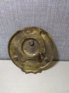 Soviet state emblem bronze plaque with wheat ears and sun rays – detail 11