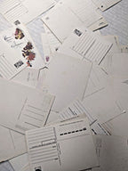 Postal-used Soviet postcards with stamps, postmarks and Cyrillic messages – detail 13