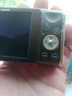 CCD digital camera showing 3 inch LCD screen and mode dial – detail 15