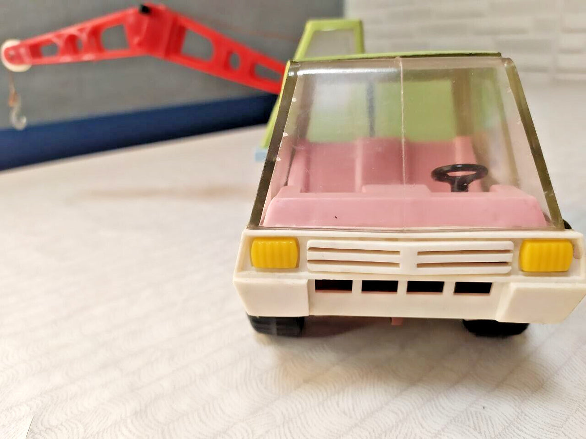 Rare Vintage USSR Toy Truck Mobile Crane "Malysh" Series Made in Soviet Union