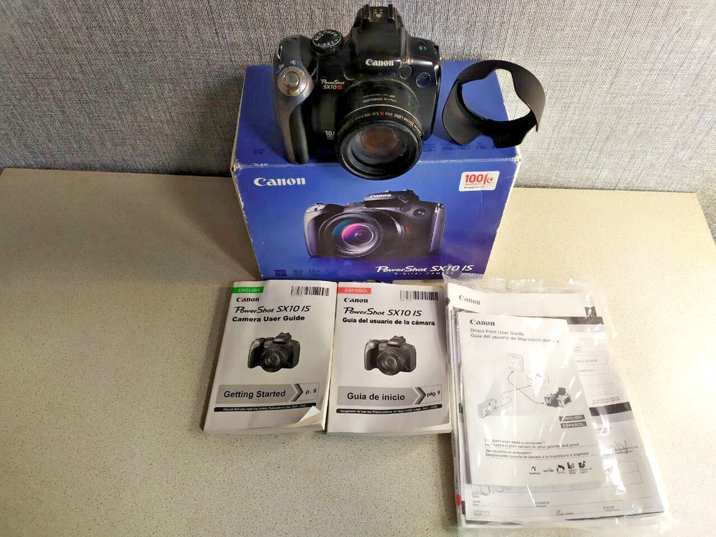 Canon Power Shot SX10 IS 20x Optical Zoom 10.0MP Digital Camera Black