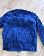 Royal blue VMF sailor work jacket with two chest pockets – detail 6