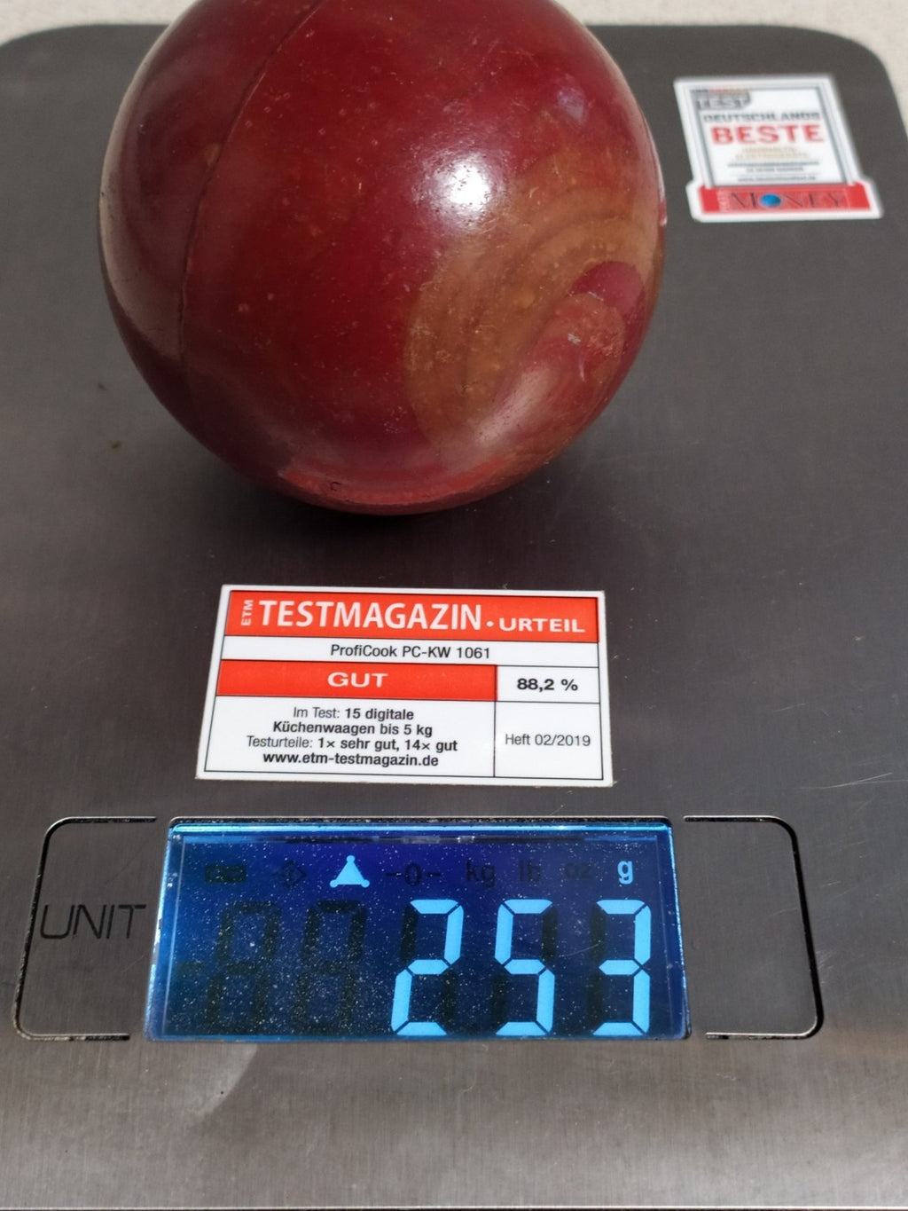 TESTED Authentic Vintage Bakelite Catalin Sphere Ball Deep Cherry Red Marbled...