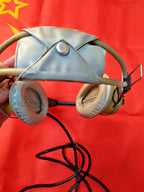 Multi-pin circular connector of vintage Soviet aviation headset – detail 9