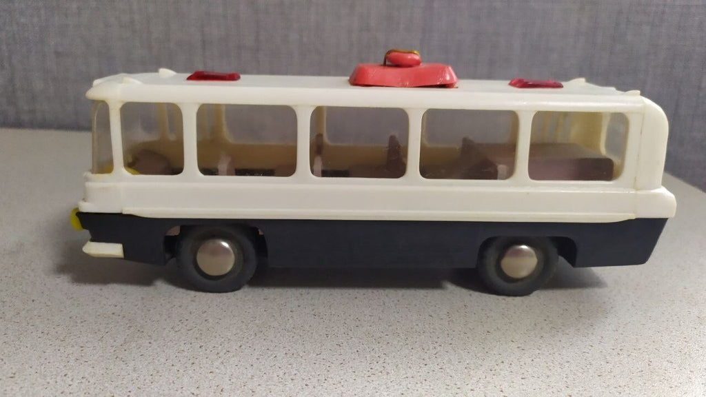 Rare Vintage Soviet Toy Bus "Selena" USSR Space Age Design 1970s Minsk Kalibr