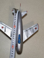 Old USSR toy plane wings with red stars seen from above – detail 13