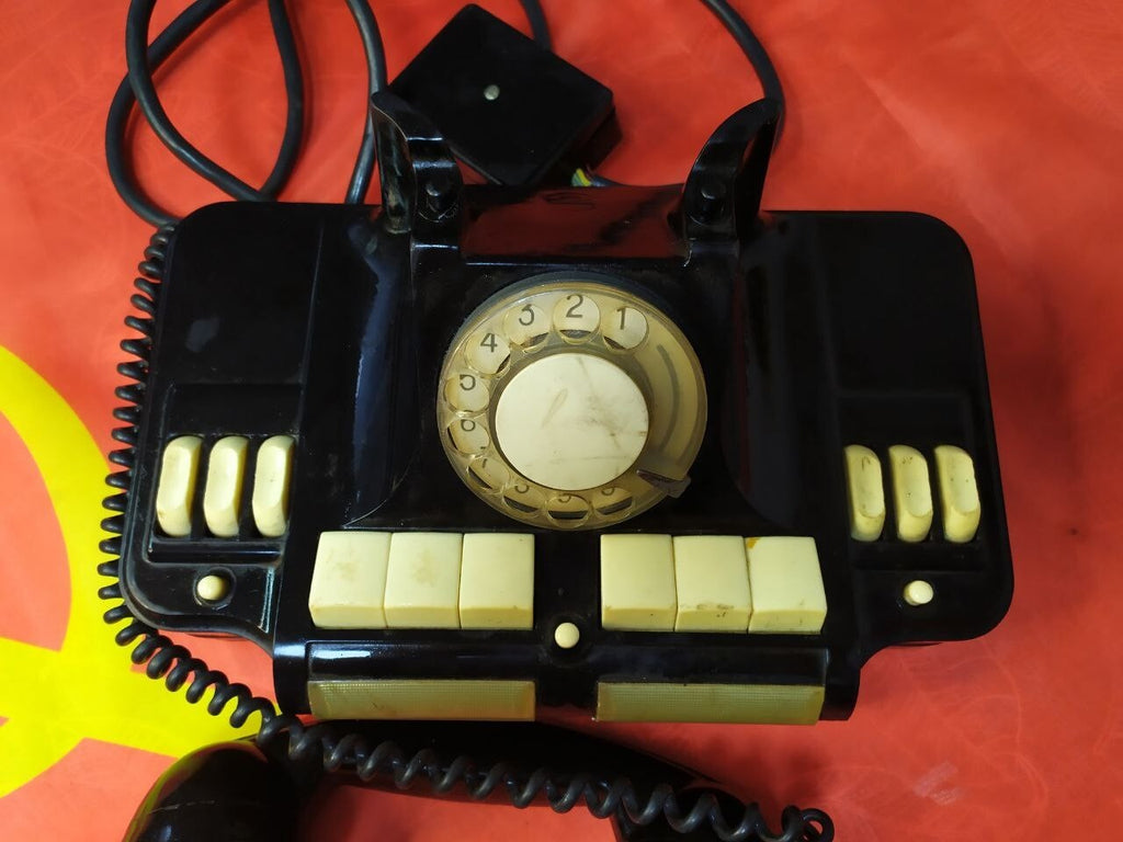 RARE Vintage Soviet Director Telephone KD-6 USSR Office Intercom Bakelite 1972
