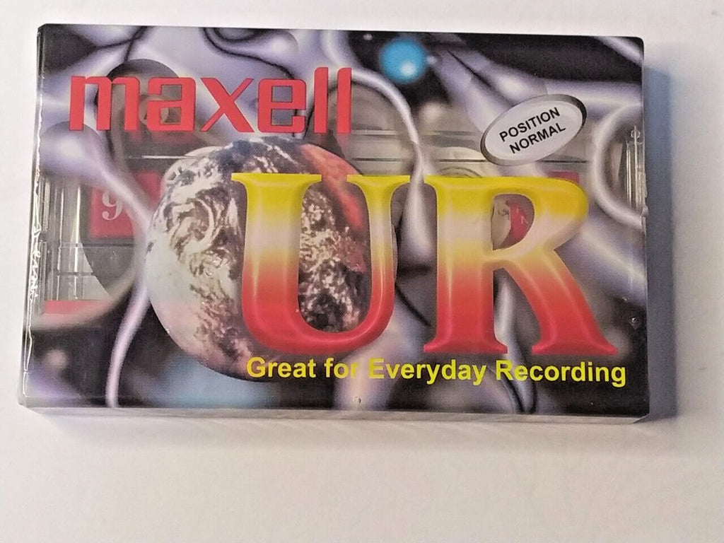 Maxell UR 90 Audio Cassette Tape - Normal Bias Type I - New & Factory Sealed
