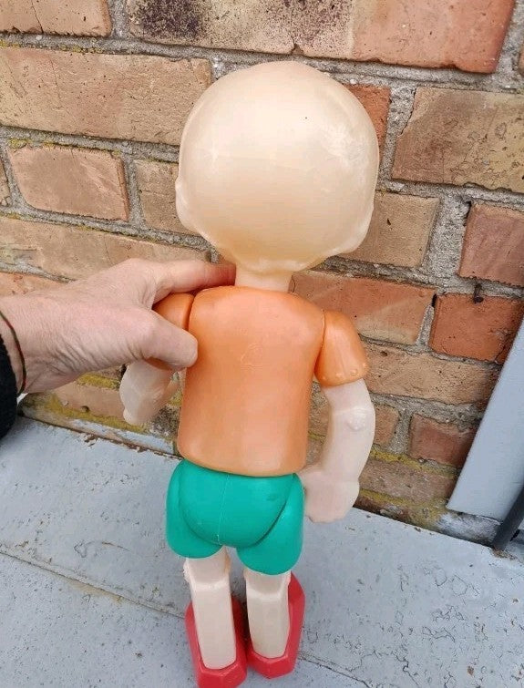 Rare Huge 55cm Vintage USSR Doll Buratino Pinocchio Soviet Toy Collectible