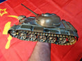 Large Vintage Brass Soviet Tank T-54 T-55 Model Handmade Trench Art USSR 4.6kg