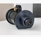 Original 3-hole flange mount plate on Meteor-S Kinor lens – detail 7