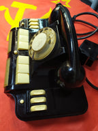 Soviet era telephone handset with original curly cord