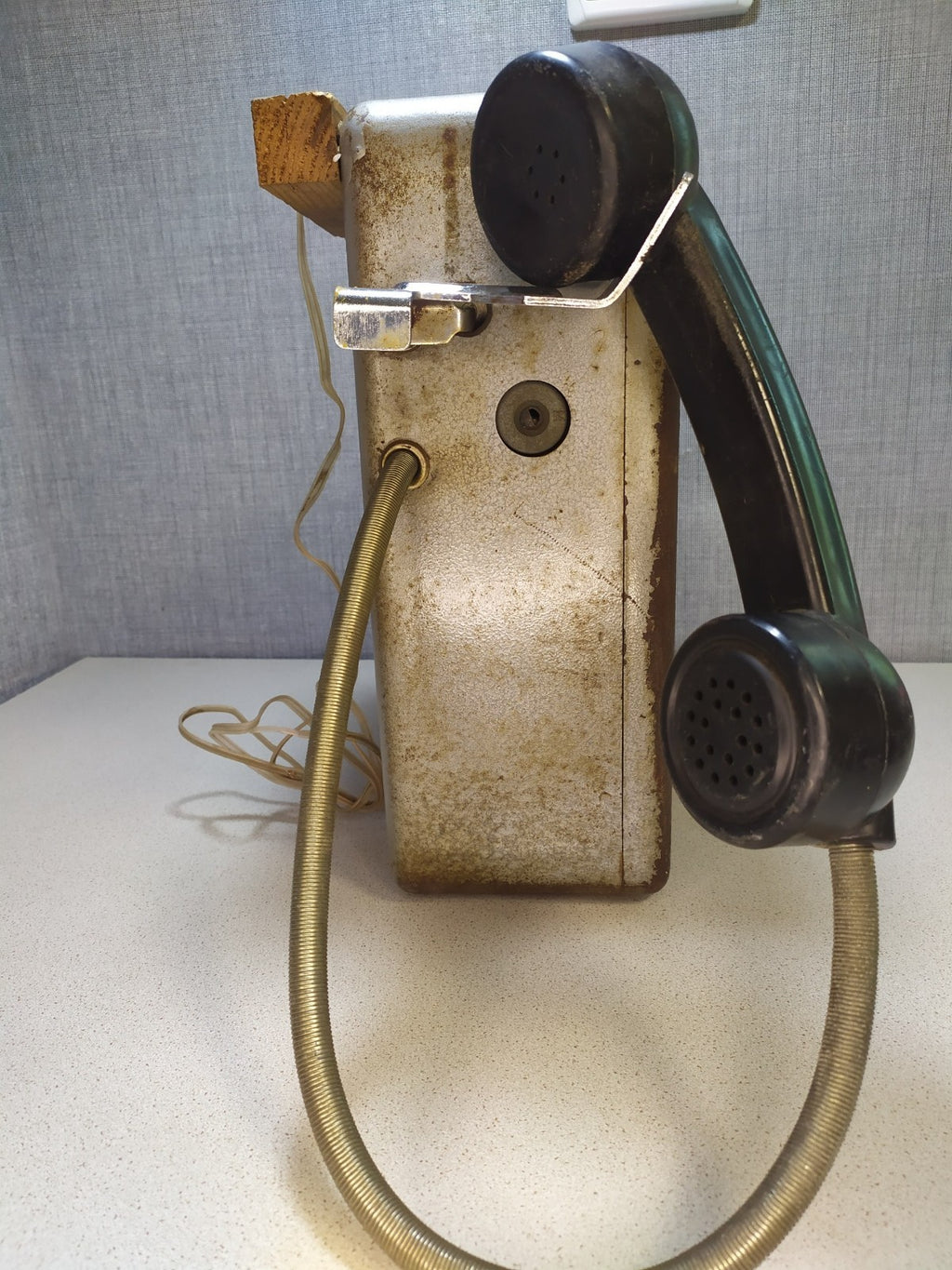 Rare Soviet Bunker Payphone AMT-69 USSR Cold War Military Industrial Vault Phone