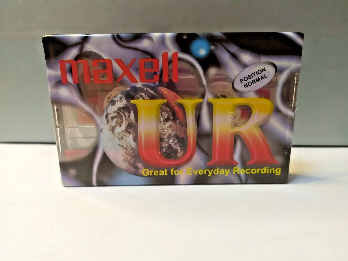 Maxell UR 90 Audio Cassette Tape - Normal Bias Type I - New & Factory Sealed