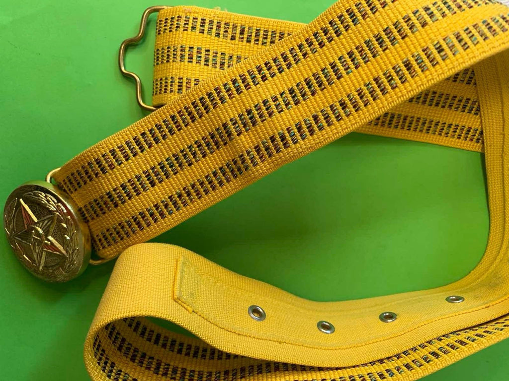 Original Soviet Army Officer Ceremony Belt Dress Uniform Brocade Gold - MINT/NOS