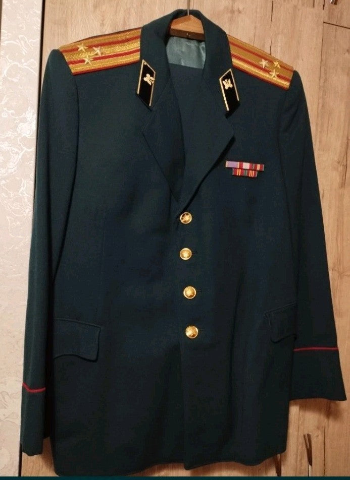 Vintage USSR Soviet Army Officer Parade Uniform Set-Engineer Troops-Colonel Rank