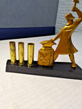 Rare Vintage Soviet Desktop Composition: "Let Us Beat Swords into Plowshares"