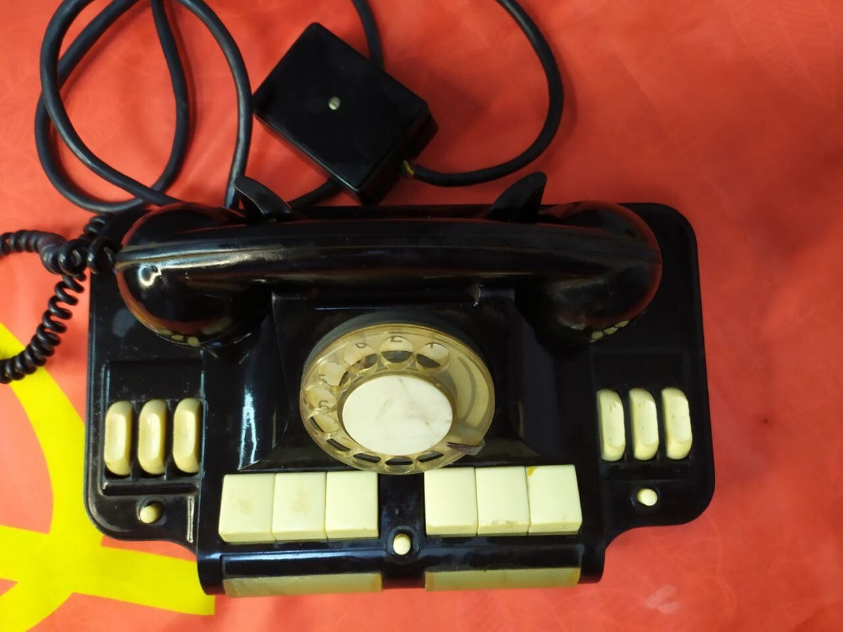 RARE Vintage Soviet Director Telephone KD-6 USSR Office Intercom Bakelite 1972