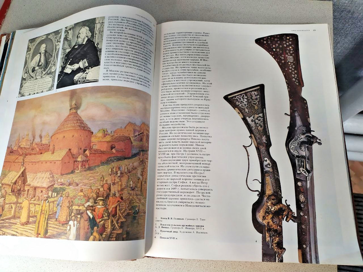 Moscow Illustrated History 2 Volumes Set Mysl Soviet USSR Large Coffee Table Boo