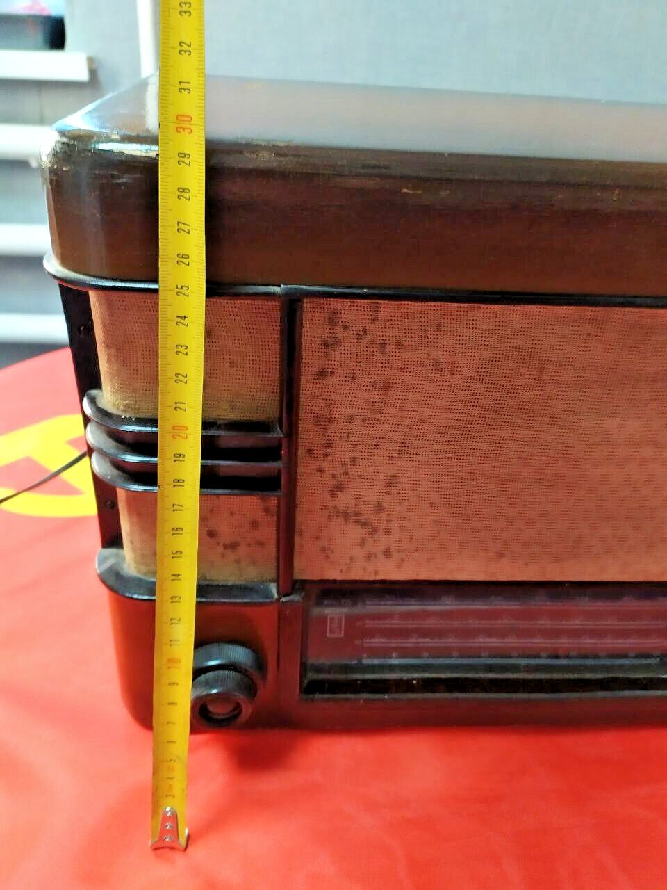 Rare Soviet Tube Radio Dnipro-52 Fully Working USSR Retro Vintage Audio 1950s