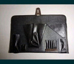 Detachable organizer panel with slots for pens and notebooks in USSR attaché case – detail 9