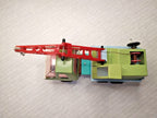 Old USSR toy truck in thick plastic with metal axles for the wheels – detail 7