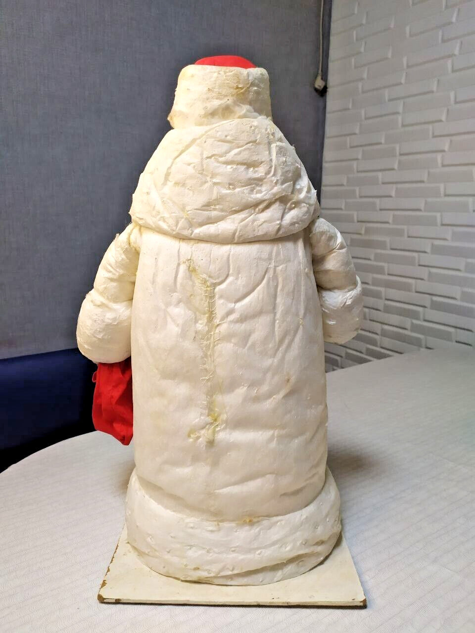 Large Antique USSR Christmas Santa Claus Ded Moroz Figurine Ukraine Soviet 53cm