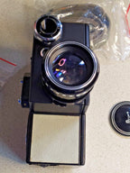 LOMO Lada 16mm cine camera with filters, lens hood and cable release