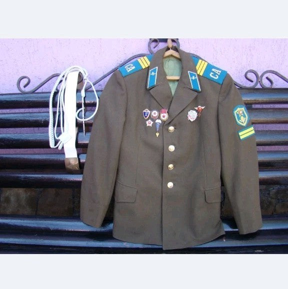 Rare vintage Soviet parade uniform of the VDV (Airborne Troops of the USSR)