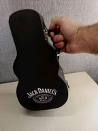 Jack Daniel's collectibles metal guitar-head bottle spout with tuning pegs