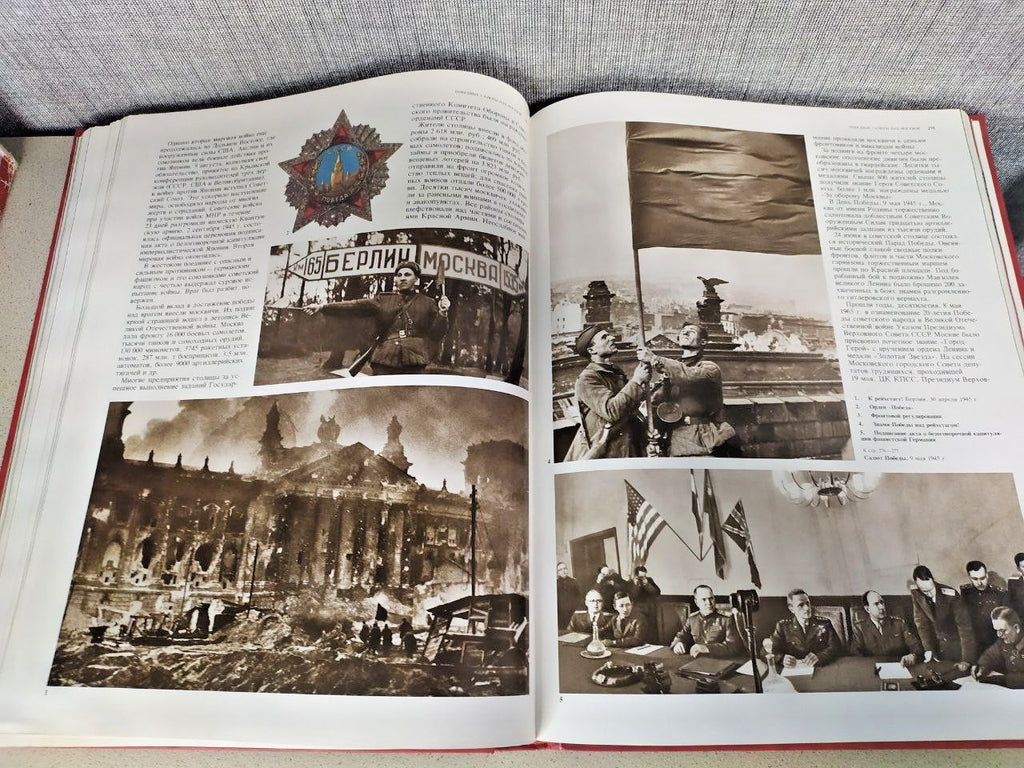Moscow Illustrated History 2 Volumes Set Mysl Soviet USSR Large Coffee Table Boo