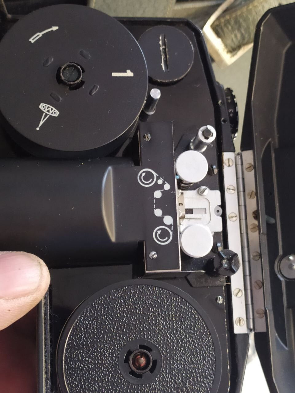 RARE Vintage Soviet 16mm Movie Camera LADA LOMO USSR - Full Set, Case, Manual