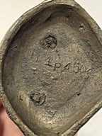 Soviet price mark Ts 1r 45k on base of bronze goalkeeper sculpture – detail 8