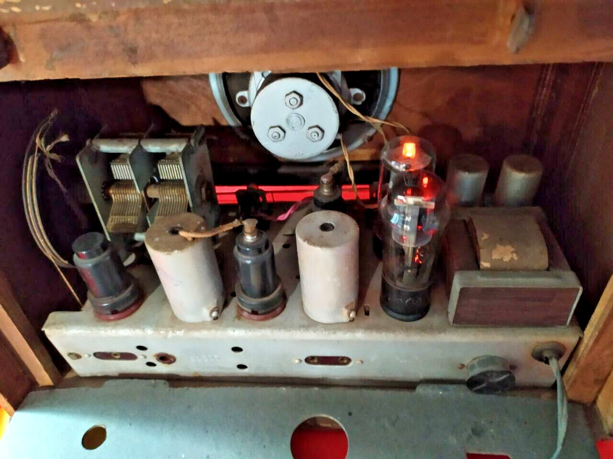 Rare Soviet Tube Radio Dnipro-52 Fully Working USSR Retro Vintage Audio 1950s