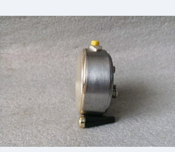 Rare Soviet Travel Alarm Clock SLAVA 11 Jewels Mechanical USSR Vintage Working